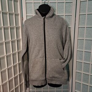 Ripzone Boys Lined Gray Zip-Up Hoodie 3930